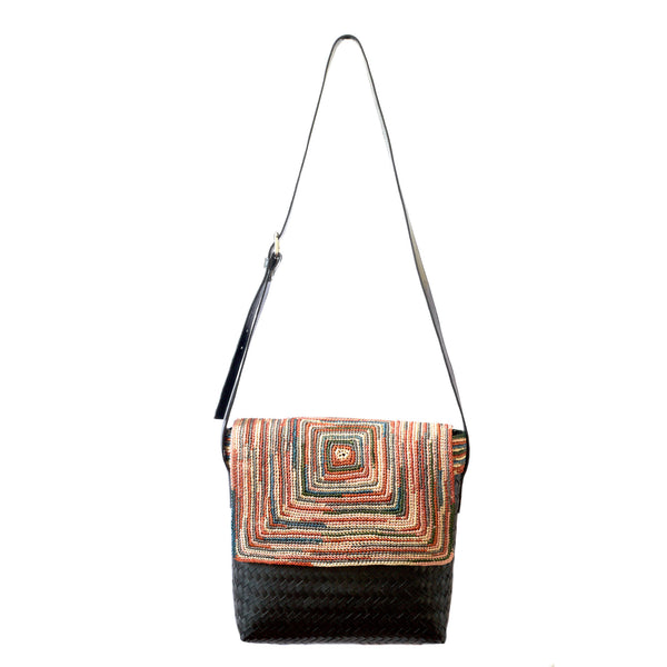 Sac bandoulière "Meva multicolore" de la collection Tsara